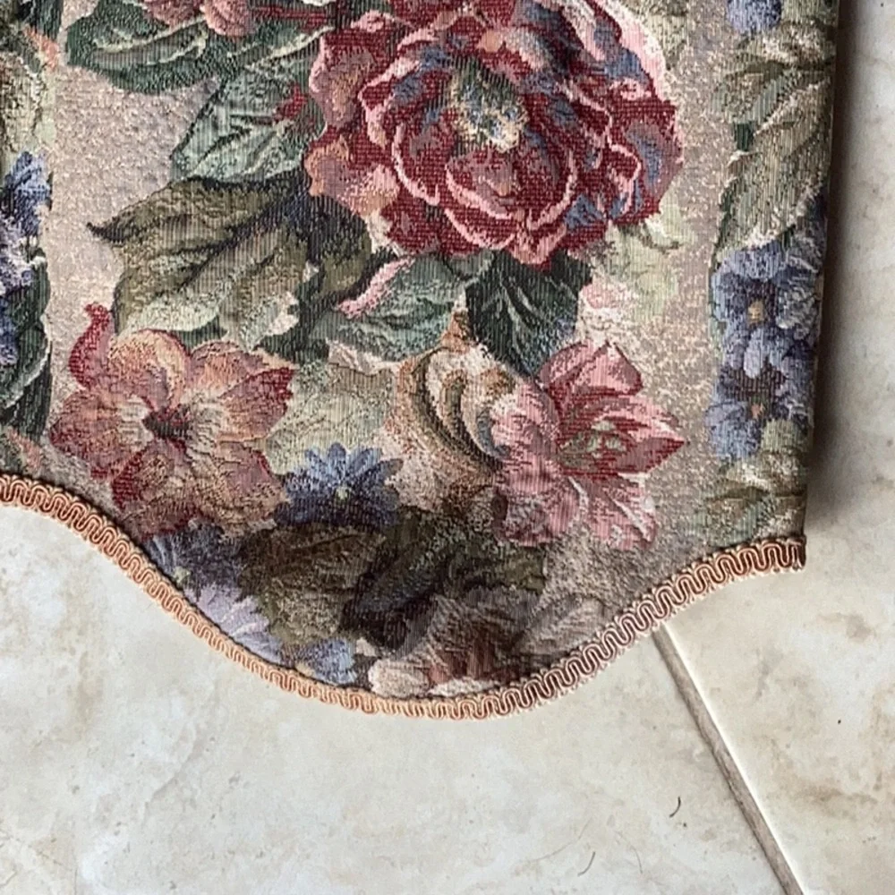 Floral Tapestry valance